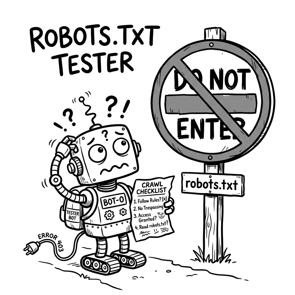Robots.txt Tester illustration